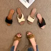 Flops bailamos dames zomer slippers 2022 nieuwe bohemia sandalen platte casual schoenen vrouwelijke slip op glijbanen vrouw strand sandalias mujer