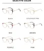 Montature per occhiali da sole Zyf1003 Cat Eye Occhiali anti-blu Montatura per gamba a molla in metallo per uomo e donna Computer ottico Merci a prezzo unico