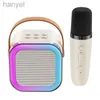 Portabla högtalare K12-högtalare High-end Bluetooth Audio Small Home KTV Karaoke Microphone Professional Childrens Singing Bluetooth Speaker Column 24318