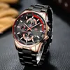 MINI FOCUS Trend Quartz Glow Waterproof Men's Watch 0218G