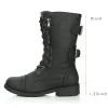 Сапоги Women Boots Zip военные бои бои сапоти