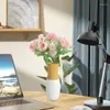 Decoratieve Bloemen Pioenen Boeket Creatieve Nep Pioen Tak Simulatie Bloem Houten Kalender Hoge Kwaliteit Desktop Versieren Benodigdheden