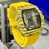 Schöne Uhr RM Uhr Armbanduhr Designer Schweizer Luxus NEUE ANKUNFTSUHR FÜR MÄNNER WASSERBESTÄNDIGKEIT VOLLSTÄNDIGE BATTERIE