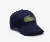Luxe hoed ontwerper krokodil dames- en heren-baseballpet Fashion design baseballpet populaire jacquard neutrale visserij-buitenpet Mutsen L8