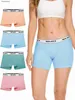 Molasus 4.5 entrejambe pour femme sous-vêtements en coton extensible doux Boxer pour femme Anti-frottement short pour garçon culotte grande taille C243128