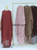 Etniska kläder Ramadan Khimar Abaya Saudiarabien Turkiet Islam Muslim Hijab klänning Bönkläder Abayas för kvinnor Kebaya Robe Femme