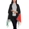 Sciarpe Mantieni calda Sciarpa invernale Bandiera della Palestina Scialli Wrpas Custom Country Bandana Testa da donna