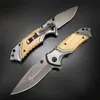 Tactical Knives Camping Folding Knife for Men Outdoors Military Tactical Pocket Survival Steel Portable Knives for Hunting and FishingL2403