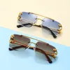 Neue Modelle Marke hochwertiges Design Luxus-Sonnenbrillen für Männer und Frauen Modeklassiker UV400 Hochwertige Sommer-Outdoor-Autofahren-Strand-Carti-Randlose Metallbrille