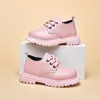 Kinder Schuhe Frühling Herbst Neue Junge Leder Schuhe PU Spleißen Britischen Stil Kinder Casual Schuhe Mädchen Casual Schuhe Baby Wanderschuhe kinder Schuh