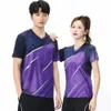 Männer Frauen Kinder Tischtennis Trikots Ping Pong T-shirt Kurzarm Sport Tops Paar Tischtennis Uniformen Kleidung 240306