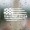 Bandeira dos EUA Trump 2024 Adesivo de carro Bandeira Decalque multiuso ZZ 2024318