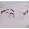 Güneş gözlükleri çerçeveler klasik gözlükler erkekler iş göz beyefeni maskulino lunette homme tabanca yarı çerçeve okumak için yarı çerçeve yong adam yaşlı insanlar