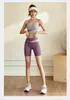 Pantaloni attivi Tuta sportiva casual abbinata ai colori Fitness traspirante ad asciugatura rapida Donna yoga nuda ad alta elasticità