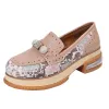 Stövlar Nya casual brogue skor stor storlek 43 skosnor Leisure Patchwork Woman Shoes Flats Zapatillas Mujer