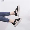 Sandálias vulcanizadas das mulheres tênis sandálias 2020 moda senhora menina sandália verão feminino casual sapatos de geléia sandálias oco para fora malha flatsc24318