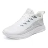 Casual skor tenis masculino sneakers män mesh lac-up hane som springer promenader zapatillas hombre sko 6812