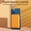 Lederen portemonnee-hoes voor iPhone 15 Pro Max Magsafe portemonnee leer compatibel voor iPhone 14 13 12 kaarthouder met MagSafe-magneet