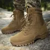 Fitness Shoes Summer Botas táticas respiráveis homens Forças especiais Forças Esportivas ao ar livre Caminhadas de escalada Combate do exército masculino tornozelo