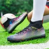 American-Football-Schuhe, Kinder-Outdoor-High-Top-Feldstiefel, Kleinfeld-Fußball für den Innenbereich, für Herren