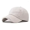 Бейсбольные кепки из состаренного хлопка, однотонные рваные кепки в стиле унисекс для женщин и мужчин, шапки Y2K для подростков