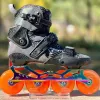 Chaussures Professional Inline Slide / Slalom Skates Patines avec bottes en fibre de carbone Chaussures de patine à réflexion pour SEBA KSJ IGOR