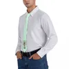 Pajaritas de piña verde Corbata de dibujos animados divertidos Cuello de negocios Adulto Novedad Accesorios de corbata casual Cuello impreso de calidad
