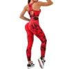 LU Align Align Lu Lemon Style Style Femme Bohemian Tie Dye Clothing Set avec un pantalon de yoga à taille haute et Push Up Sports Bra 2024 Gym Jogger Spo