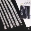 Bijoux Moissanite de haute qualité, collier Hip Hop 8mm 10mm 12mm, chaîne à maillons cubains Vvs Moissanite pour hommes