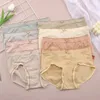 Women's Panties Women Cotton Underwear Sexy Lace Midi Waist Female Underpants Briefs Fashion Breathable Seamless Lingerie