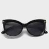 New Trendy Polarized Sunglasses T-shaped Large Frame Fashion Womens Cat Eye Cl