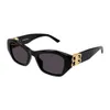 Дизайнерские солнцезащитные очки для женщин BB роскошный бренд Очки в оправе-бабочке Dynasty прямоугольные солнцезащитные очки Поляризованные UV400 BB0096S 0311SK классическое модное движение