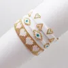 Strand Bluestar Miyuki Zestaw nasion ręcznie robiony multichamber biżuteria lina serc miłosna bransoletka dla kobiet pulsera