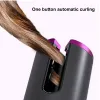 Irons ładowalne automatyczne rurler do włosów Kobiety Przenośne włosy Curling Iron Wyświetlacz wyświetlacza ceramiczna fala curlingowa