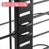 Portaoggetti da cucina 8 livelli regolabili per pentole e padelle Organizer Rack 3 metodi fai-da-te Supporto per coperchi in metallo resistente per