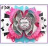 Barns tryckta bandkaraktär Cartoon Single Circle Bow Girl Princess Hair Clip Headbonad 343-382