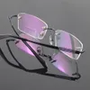 100 bril frame mannen ontwerp randloze glazen optische bril brillen brillen van grau 8926 240401
