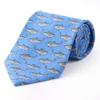 Cravate de styliste en Polyester créatif, 10cm, imprimé, thème animal élargi, professionnel, P35f