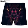 Shorts voor heren Zomermode 3D-printen Shorts Heren Grappige persoonlijkheid Hiphopstijl Strandbroek Shorts Ropa de Hombre Zwembroek kort Y24030