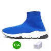 Designerskor Sockor Rinnande skor Herr- och kvinnors skor Shiny Knit Speed ​​2.0 1.0 Training Runner Sneakers Kvinnor Speed ​​Boots Socks Sneaks Trevliga Sneakers Storlek 36-44