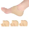 1 paire de protecteurs de talon en Silicone, coussinets de Gel respirants, soulagement de la douleur, semelles intérieures absorbant les chocs pour les pieds, coussin de réparation de la peau 240318