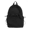 School Bags Commuting Nylon Zipper Ladies Backpacks Casual Sewing Thread For Women 2024 Solid Color Large Capacity Bolsas Femininas