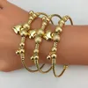 Braccialetti con ciondoli Classico Tricolore Bracciale placcato oro Donna Luxury Party Italiano 3 pezzi / set Accessori FHK17332