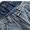 Herrenshorts Strapazierfähige, sandgewaschene Herren-Jeansshorts, locker sitzende reine Baumwolle im Retro-Stil Y240320