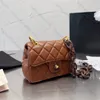 Bolsa de designer de alta qualidade Bolsa de ombro feminina bolsa de luxo Xiao xiang O vento argyle Bordado linha moda bloqueio trava bolsa aba bolsa de corrente bolsa crossbody