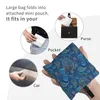 Storage Bags Kawaii Printing Bohemian Style Bandanna Paisley Pattern Tote Shopping Portable Shopper Shoulder Handbag