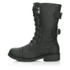 Сапоги Women Boots Zip военные бои бои сапоти