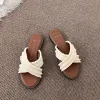 Flops bailamos dames zomer slippers 2022 nieuwe bohemia sandalen platte casual schoenen vrouwelijke slip op glijbanen vrouw strand sandalias mujer