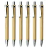 Bamboo Press Ballpoint Pen Wood 1.0 Nib Top Grade Commerce Black Ink Business Signature