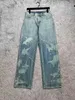 2024 Designer-Jeans Herrenhosen Leinenhosen Hip Hop Männer Jeans Distressed Ripped Biker Slim Fit Motorrad Denim für Männer